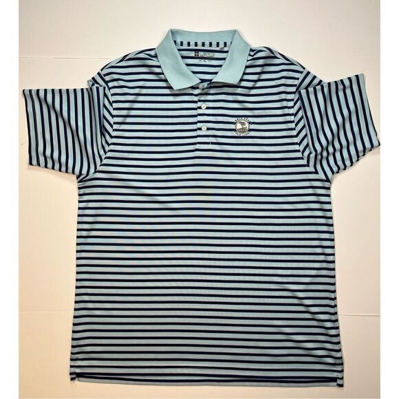 Pebble Beach Golf Links 3 Button Athletic Wicking Comfort Polo Size Extra Large - Picture 1 of 7